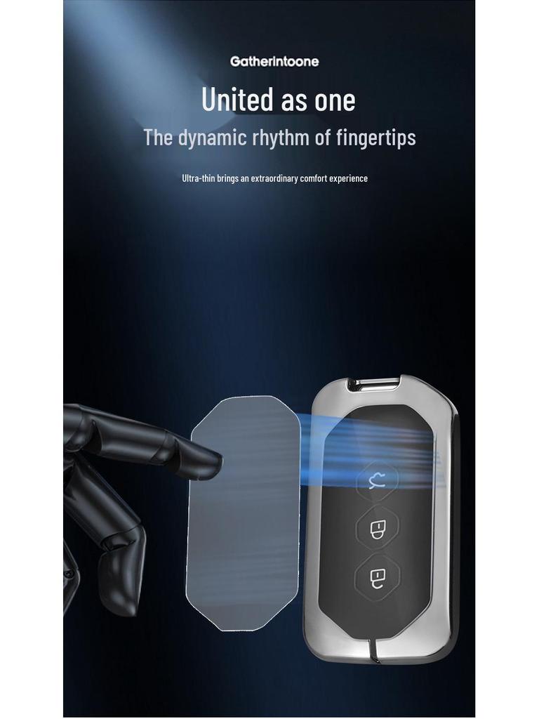 Wuling 2023 Capgemini Premium Key Case: Stylish Unisex Bag Buckle for Car