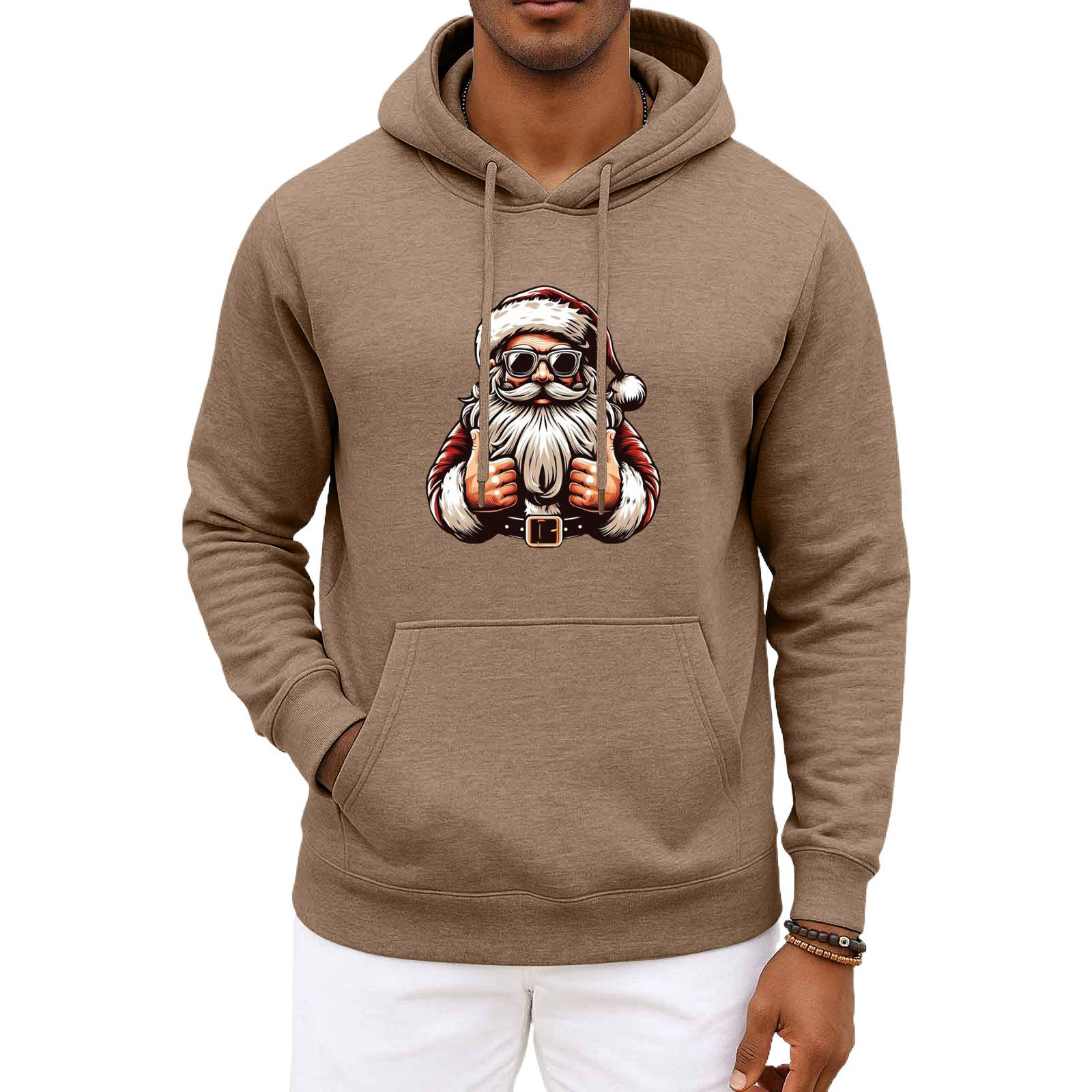 

Men s And Women s Christmas Hooded Hood Long Sleeves Hoodie L