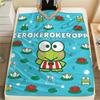 1PC Sanrio Cute Print Flannel Blanket, High Quality All Seasons, Home Decor, Warmth and Comfort, Perfect for Christmas Gifts