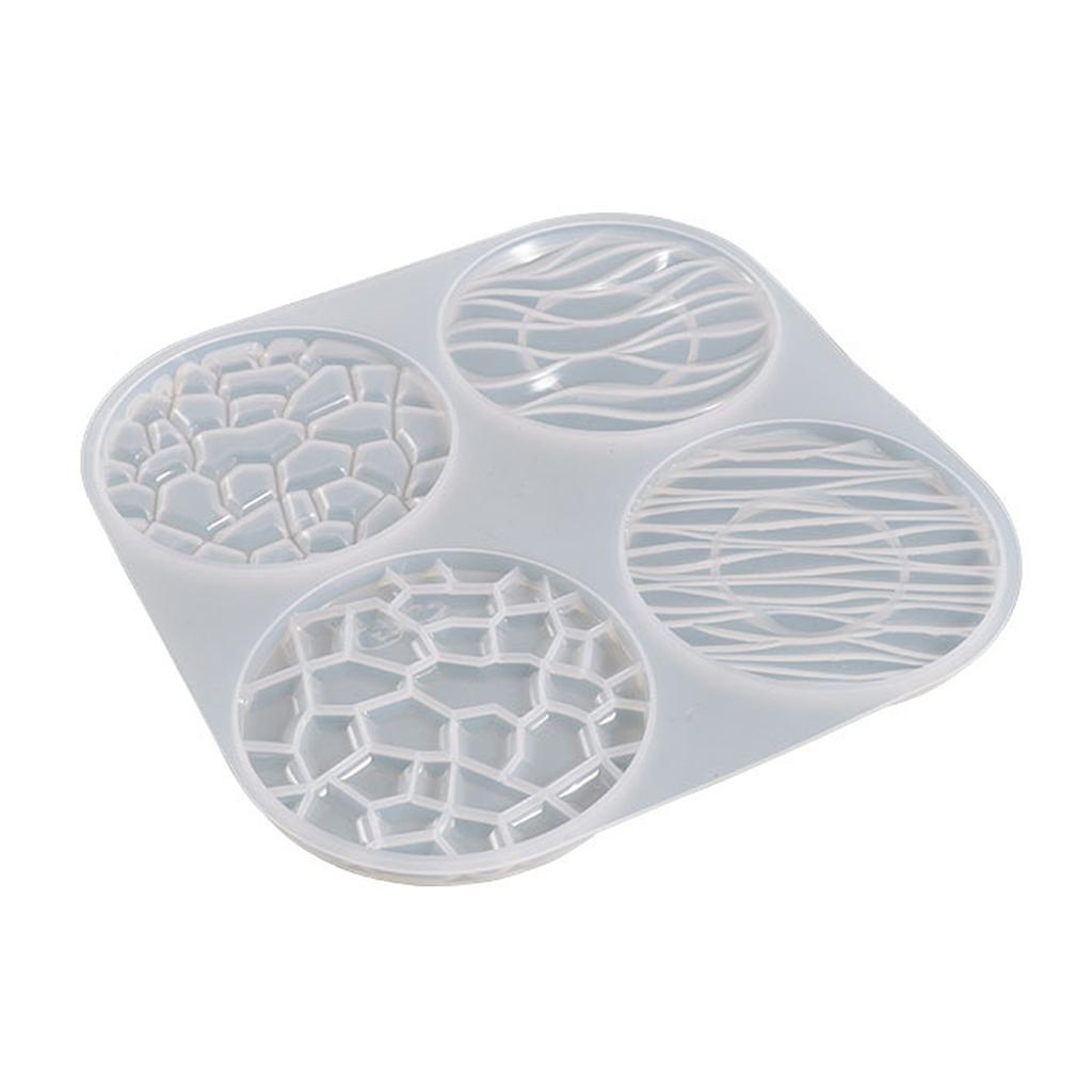 Unregelmäßige Untersetzer Harzformen Untersetzer Silikonform zur Herstellung von Tassenuntersetzern Untersetzerhalter Form für Harz Heimdekorationen