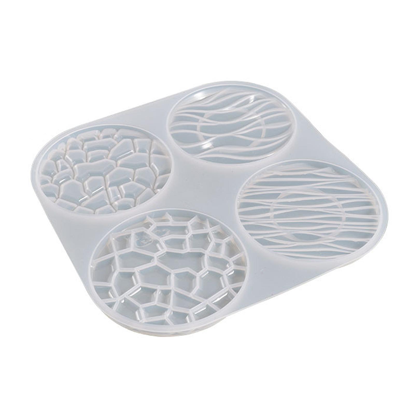 

Неправильные формы для подставок из смолы Подставка из силикона Форма для изготовления подставок под чашки Форма для держателя подставки из смолы Украшения для дома