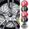 4Pcs 56mm Car Wheel Center Hub Cap Sticker Badge Cover For Honda Civic CRV ADV Fit Jazz Odyssey Mugen City Accord Accessories ala256