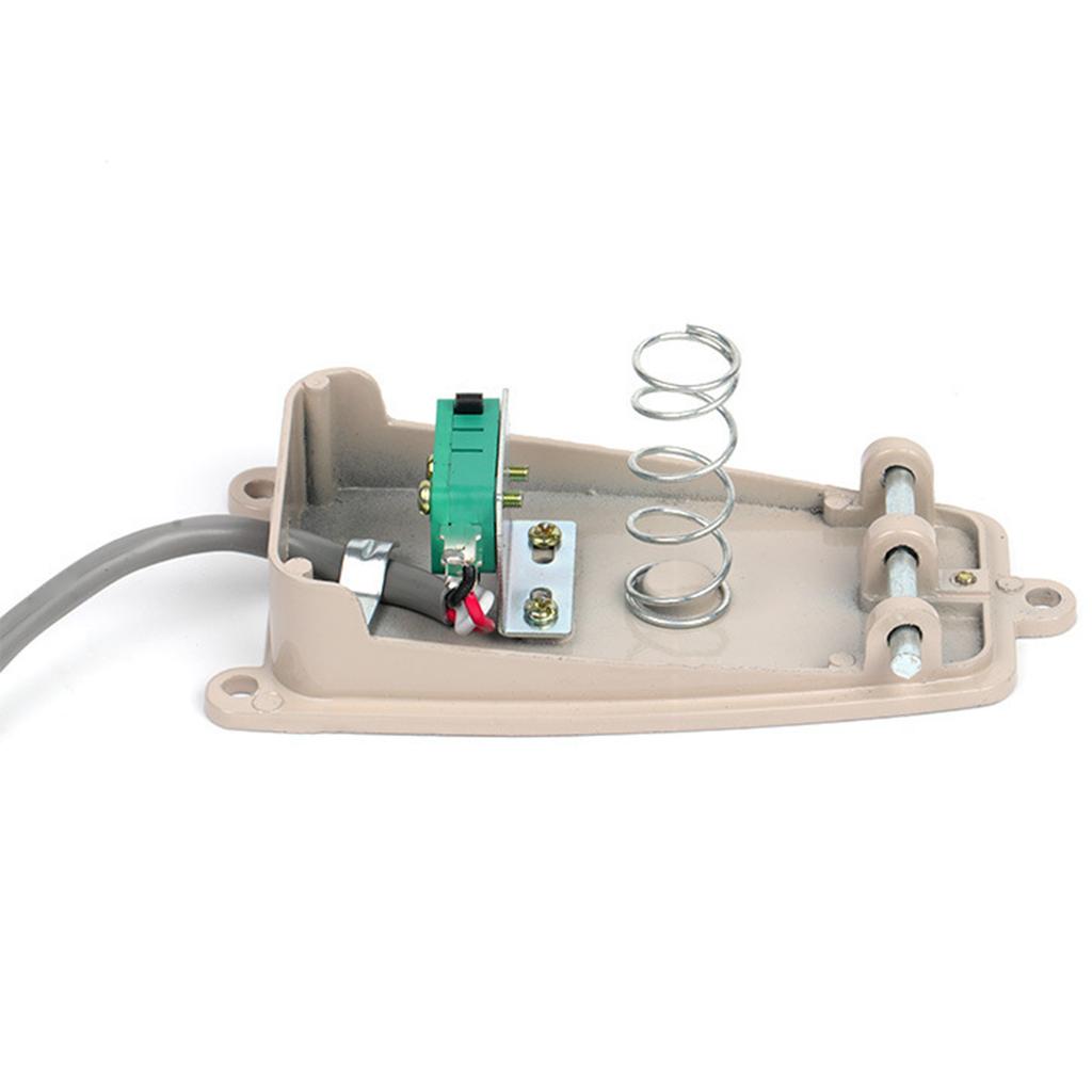 Foot Switches Momentary Pedal Electrical Controller Heavy Duty Antiskid Surfaces Aluminum for Technicians Industrial Use