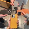 Custodia per telefono in pelle opaca di lusso per iPhone 16 15 14 Plus 13 12 11 Pro Max XS Max XR Protezione dell'obiettivo Custodia in silicone antiurto