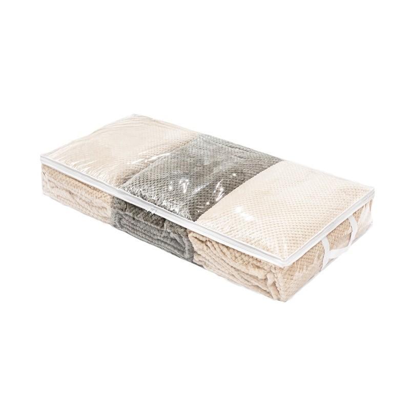 Boîte de rangement pour lit, tiroir plat transparent pour vêtements, finition de couette, boîte de rangement pliable, boîte de rangement sous le lit