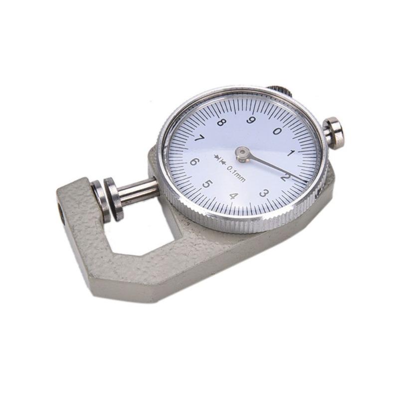 1PC 0-10mm Dial Thickness Gauge Leather Paper Thickness Meter Tester for Leather Flim Paper