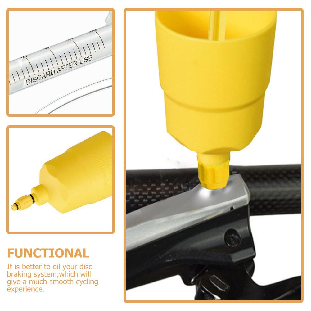 Hydraulic Brake Bleed Tool for Road Bike Brake Bleeding Kit Oil Fluid Bleeder Syringe Style Easy Bleeding Smooth Braking