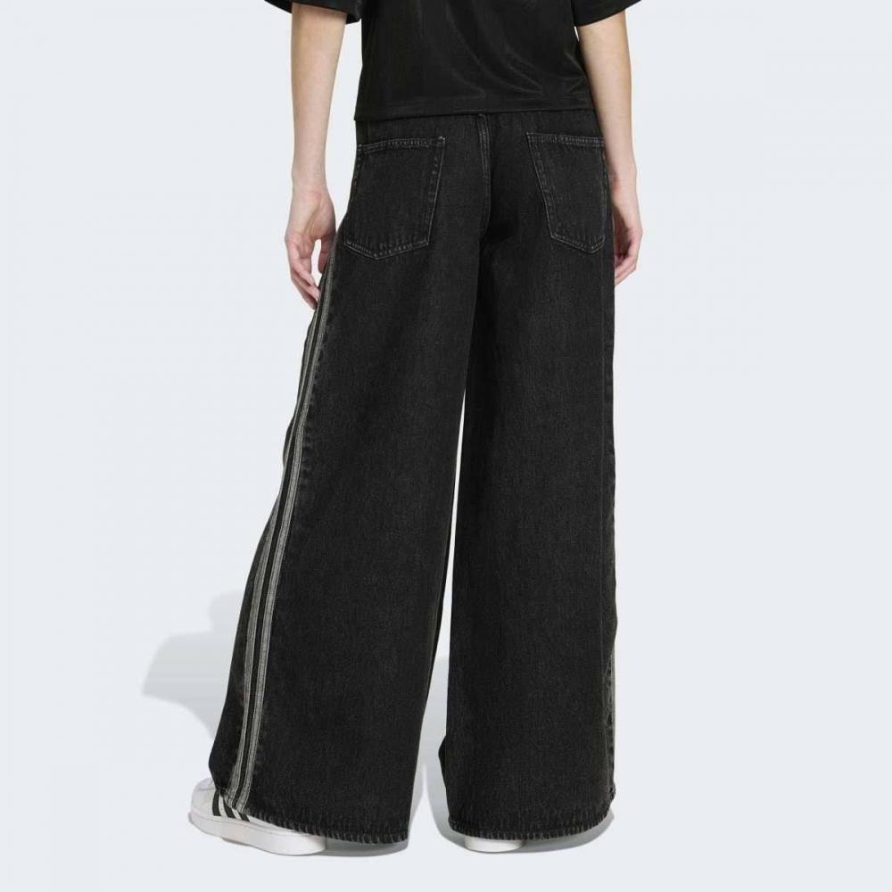 Adidas Firebird Adilenium Denim Pants With Button Closure  Kd2905 