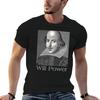 Shakespeare Gifts Shakespeare Will Power Funny Gift Ideas with Classic William Shakespeare Portrait for Teacher Bard TShirt