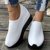 Fashion Soft Breathable Mesh Sneakers Women Spring Autumn 2025 Non Slip Platform Vulcanize Shoes for Woman Solid Color Casual Shoes Lady