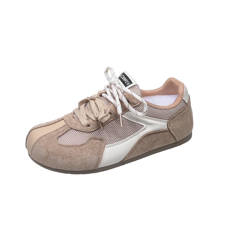 Retro German training shoes women's summer 2025 new versatile breathable mesh casual Forrest Gump shoes soft-soled sports board shoes