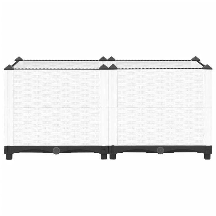 VidaXL Lit surélevé 80x40x38 cm Polypropylène 153309