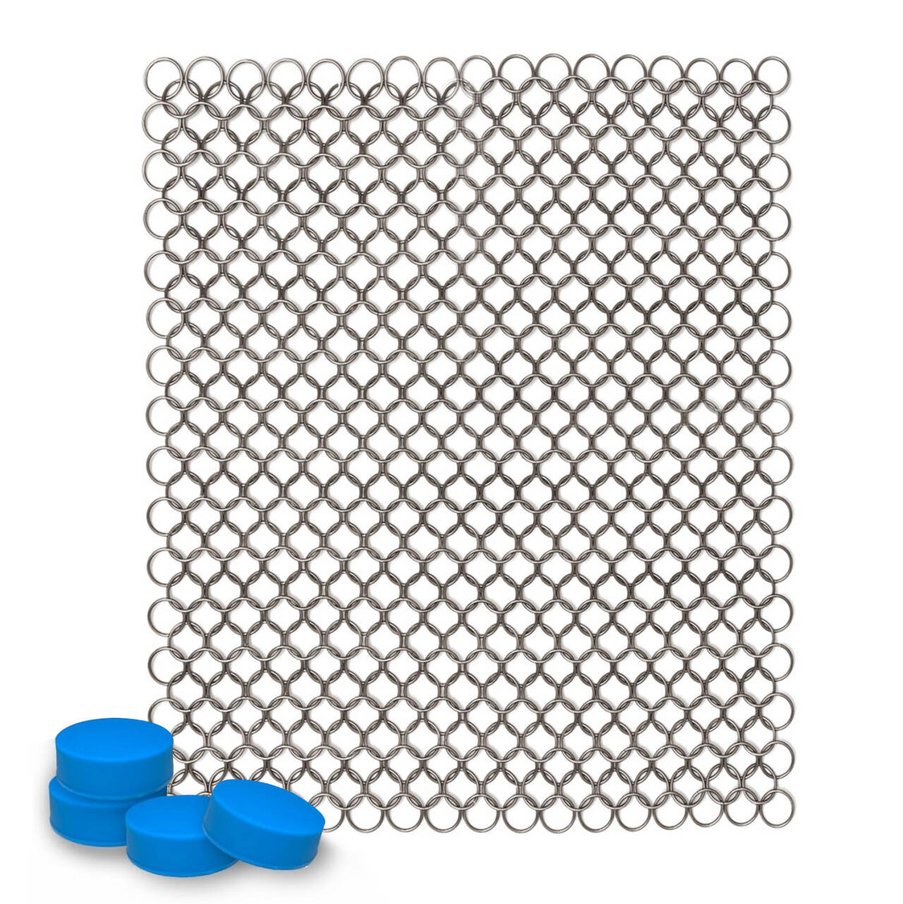 

Sous Vide Weight Food Grade Stainless Steel Sous Vide Mesh Net & 4 Silicone Coated Magnets Keep Bags Submerged and in Place