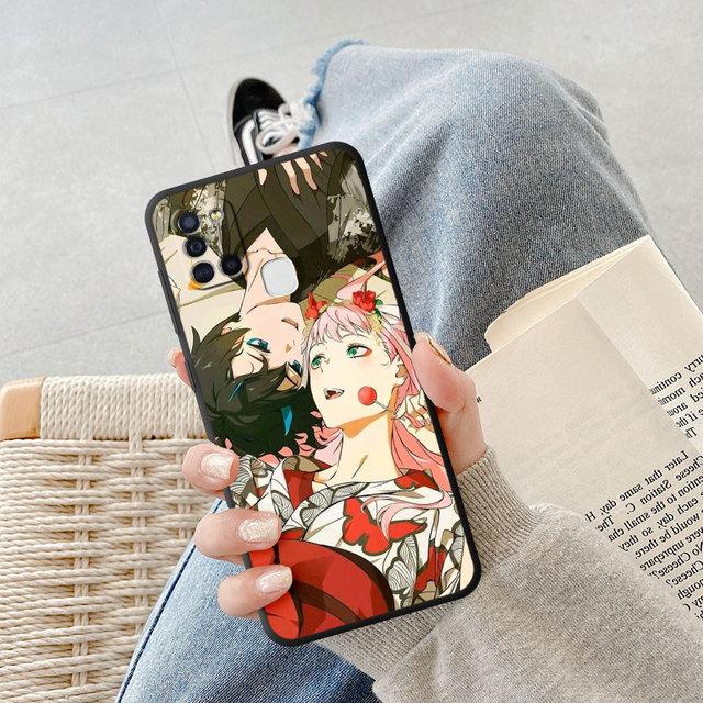Case For Samsung Galaxy A10s A02 A01 A50 A02s A10 A20e A03 Core A04 A03s A04s Cute Anime Zero Two Darling In The Franxx Cover