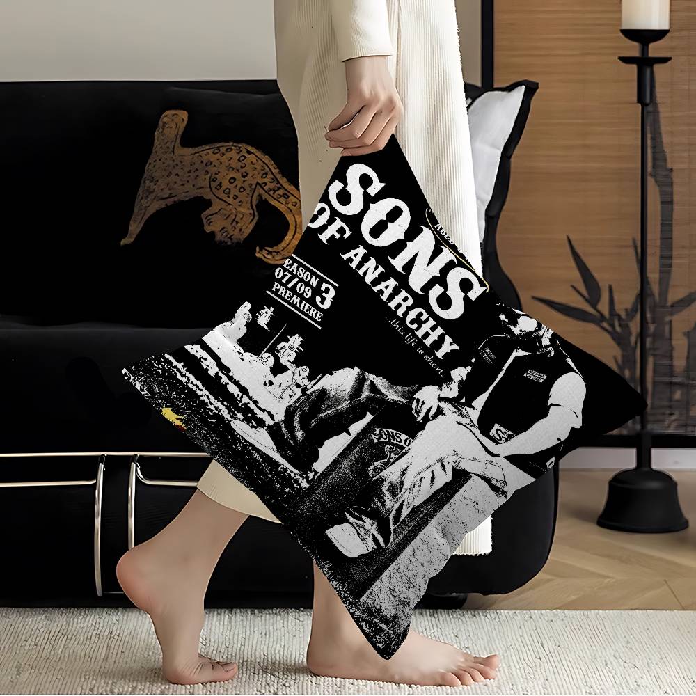 TV Sons Of AAnarchy Cushion Cover Polyester Sofa Cushions Decorative Throw Pillows Home Decoration Pillowcover
