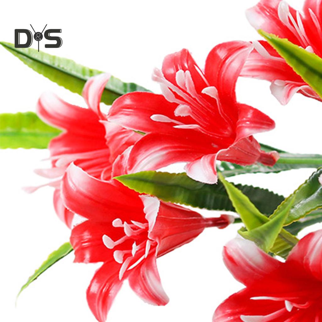 DYS Home Decor Potted Plant Artificial Plastic Simulation Flowers Photo Props Home Decor