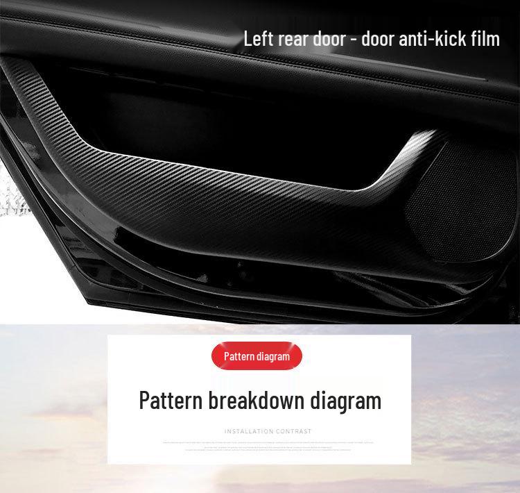 Jaguar XFL (2017-2020) Película Protetora Interior de Fibra de Carbono