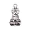 Buddha Statues Charms Multi Color Alloy Pendants For Spiritual Zen Jewelry Making