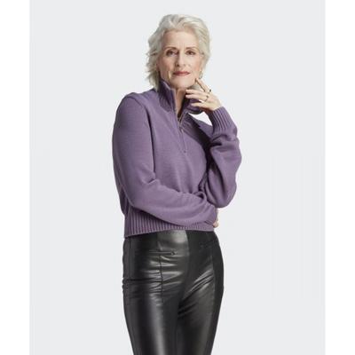 Adidas  Knit Half Zip   Violet Ij8296