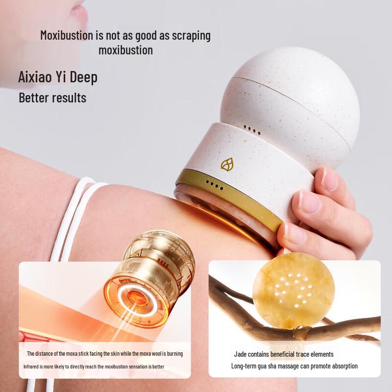 Ai Xiu Tang Smart Jade Bianstone Portable Moxibustion Device