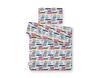 Baby bedding set with filling, 2 pieces, 75x100cm NEWBORN - colorful cars