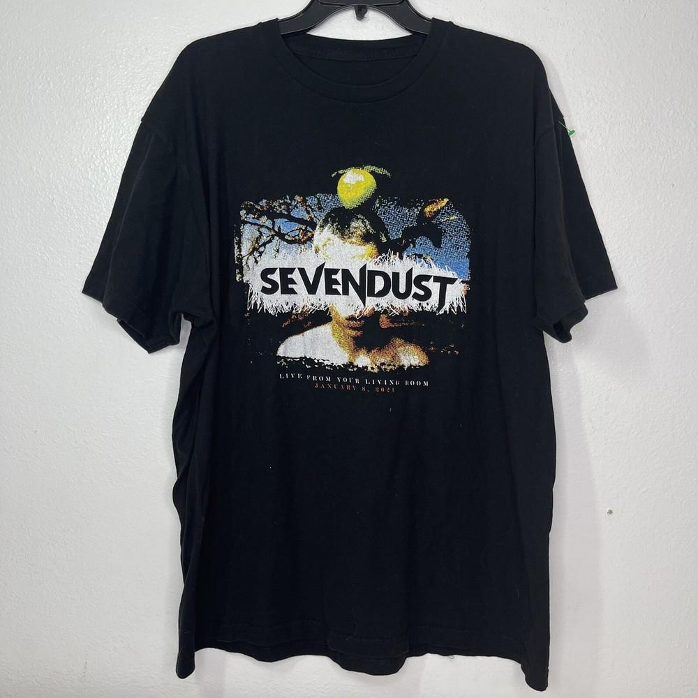 Vtg Sevendust Live From Living Room Animosity 2021 T-shirt  PN117  Unisex T-Shirt XXXXL