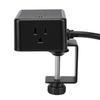 Desk Clamp Power Strip Desktop Mount Charging Station with 4 Outlets 4 USB Ports(2 USB C) 6.56ft for 3mm 45mm Thickness