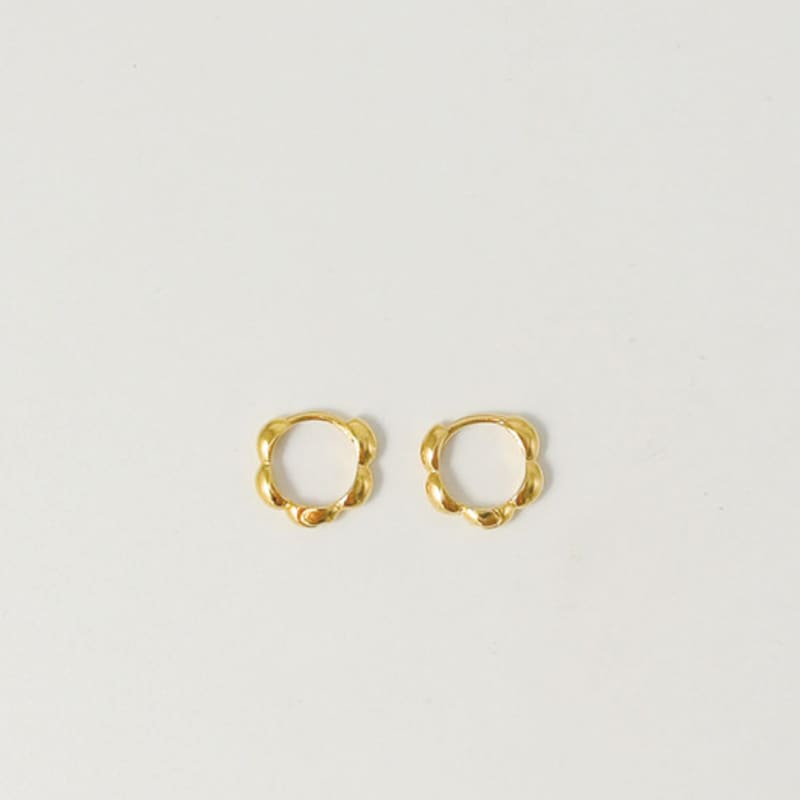 objet213 Cloud Hoop Earrings (Silver925)