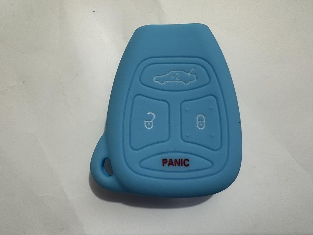 4 Buttons Soft Silicone Car Key Case Cover For Chrysler 300 Aspen For Dodge Dakota Durango For Jeep Grand Cherokee Commande Auto