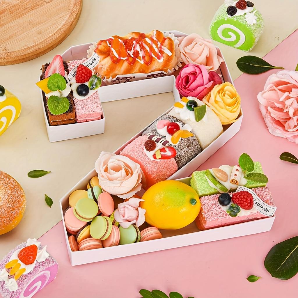 1pc Number Candy Box Snack Box Creative Graduation Fruit Platter Sum Snack Plate