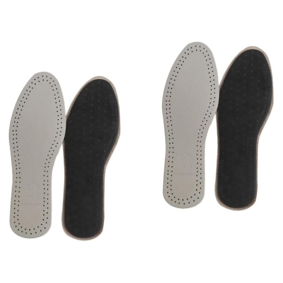 2pairs Multifunction Insoles Leather Insoles for Breathability Damping Shoe Pads