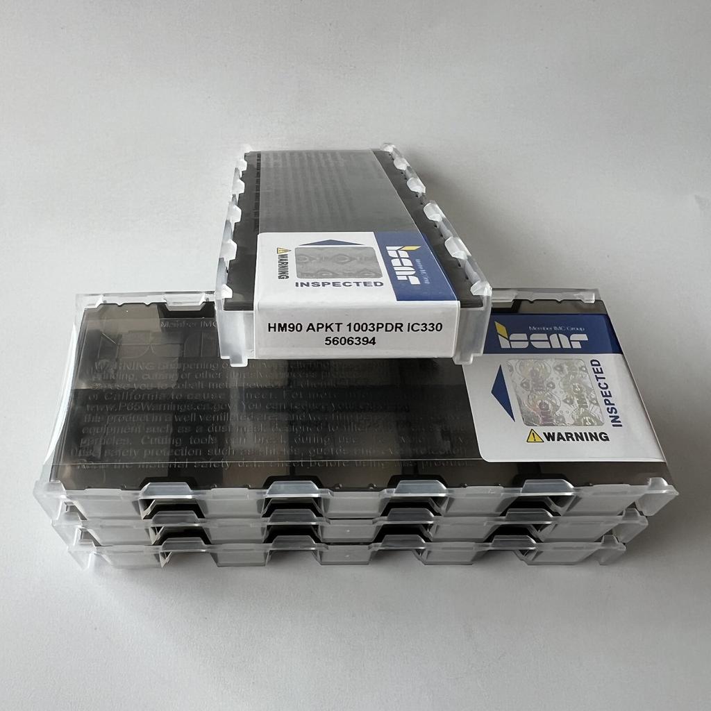 ISCAR / HM90APKT1003PDR IC330 / Industrial indexable carbide inserts 10 Pcs