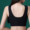 Lace Plus Size Bra Women's Adjustable Bra Comfortable Without Steel Rings Gathered Vest Style Anti Sagging Bra