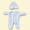 Mini Reborn Doll Clothes Miniature Size 7Inch Outfit Cute Design for Kids Blue Hole Sweater