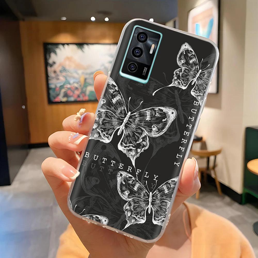 Transparente Handyhülle für Vivo V23e V23 5G V23 Pro Niedlich Weich Glatt Silikon Vollständige Abdeckung Anti-Schock Rückseite für Vivo V2130 V2132