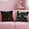 game Colorful Graffiti Game Gamepad Cushion Cover Soft  EasyWash Pillow Case  Versatile for Couch Bed Travel and Office