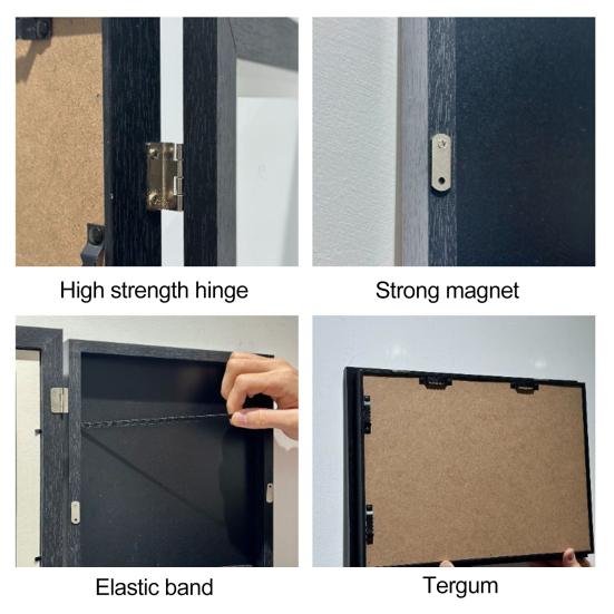 Kinderkunst Rahmen Frontöffnung Kinderkunst Ausstellungsrahmen Wandfotorahmen Fassungsvermögen 150 Kunstwerke Bilderhalter für Ölgemälde 3D-Bilder Bastelarbeiten