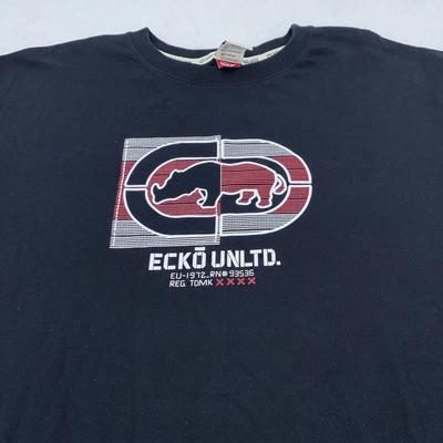 Ecko Unltd Shirt Mens 2XL Rhino Graphic Tee Hip Hop Streetwear Y2k T-Shirt