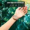 POEDAGAR Women Watch New Fashion Luxury Stainless Steel Wristwatch Bracelet Simple Rose Gold Waterproof Luminous Ladies Watches