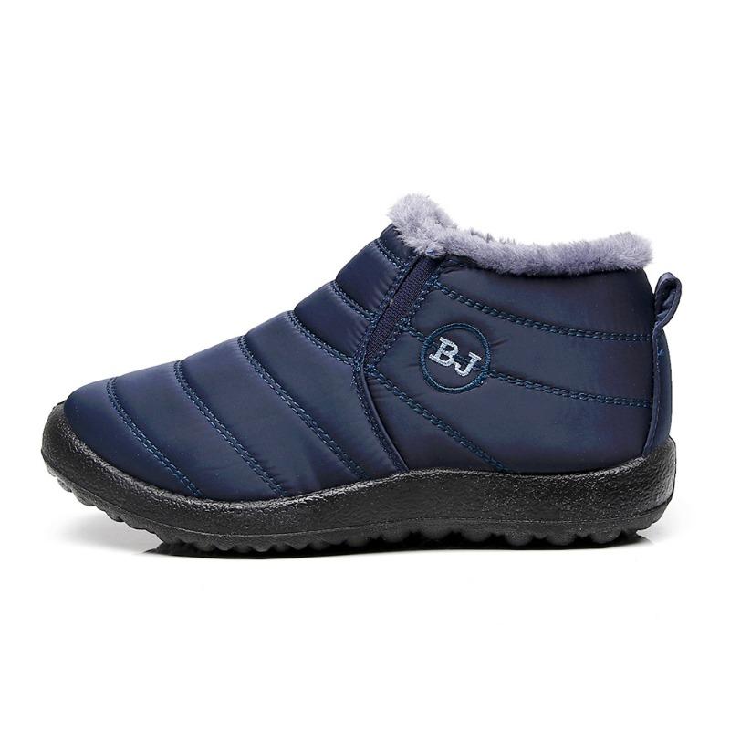 Low-top couple cotton shoes waterproof and warm snow boots