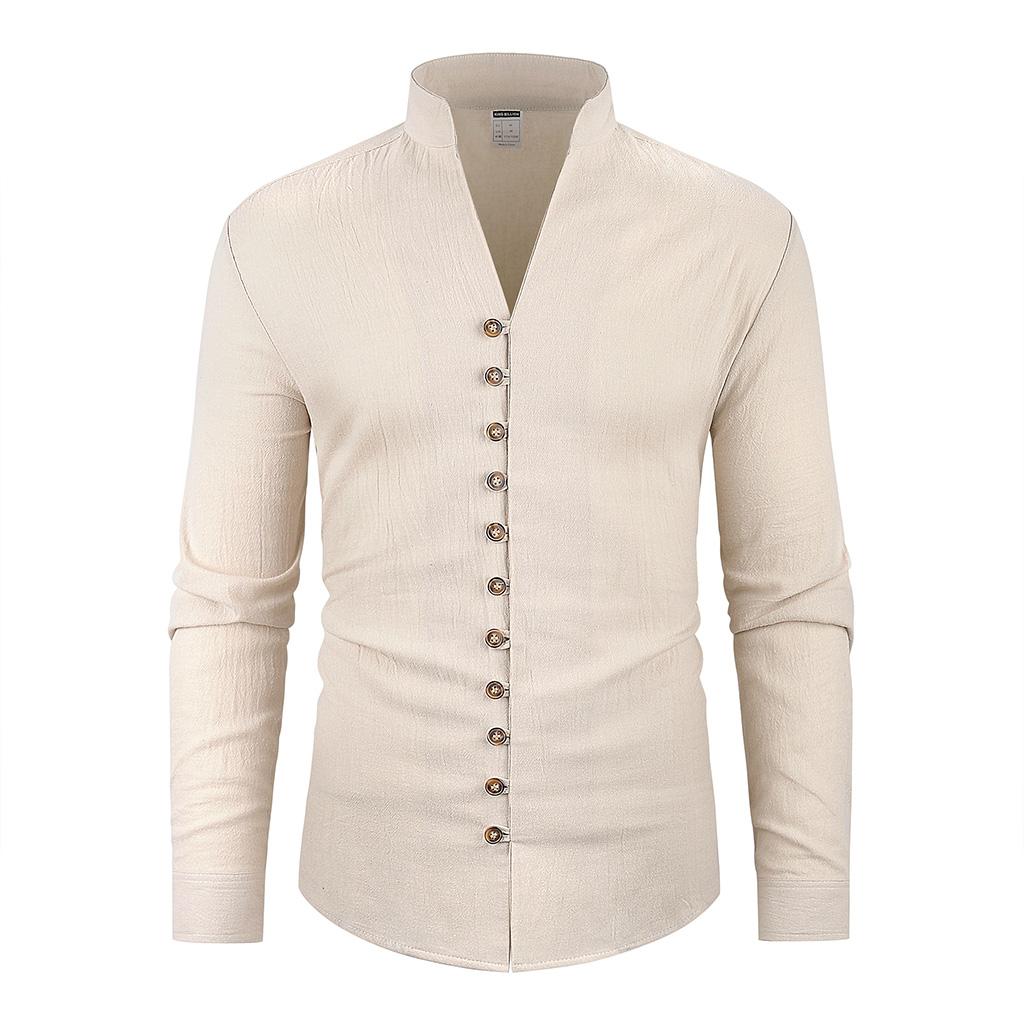 Herrenhemden Lässige Button-Down-Hemden Baumwollhemden Langarmhemden Businesshemden Hemden für Herren Arbeitshemden Hemden Lässige Hemden