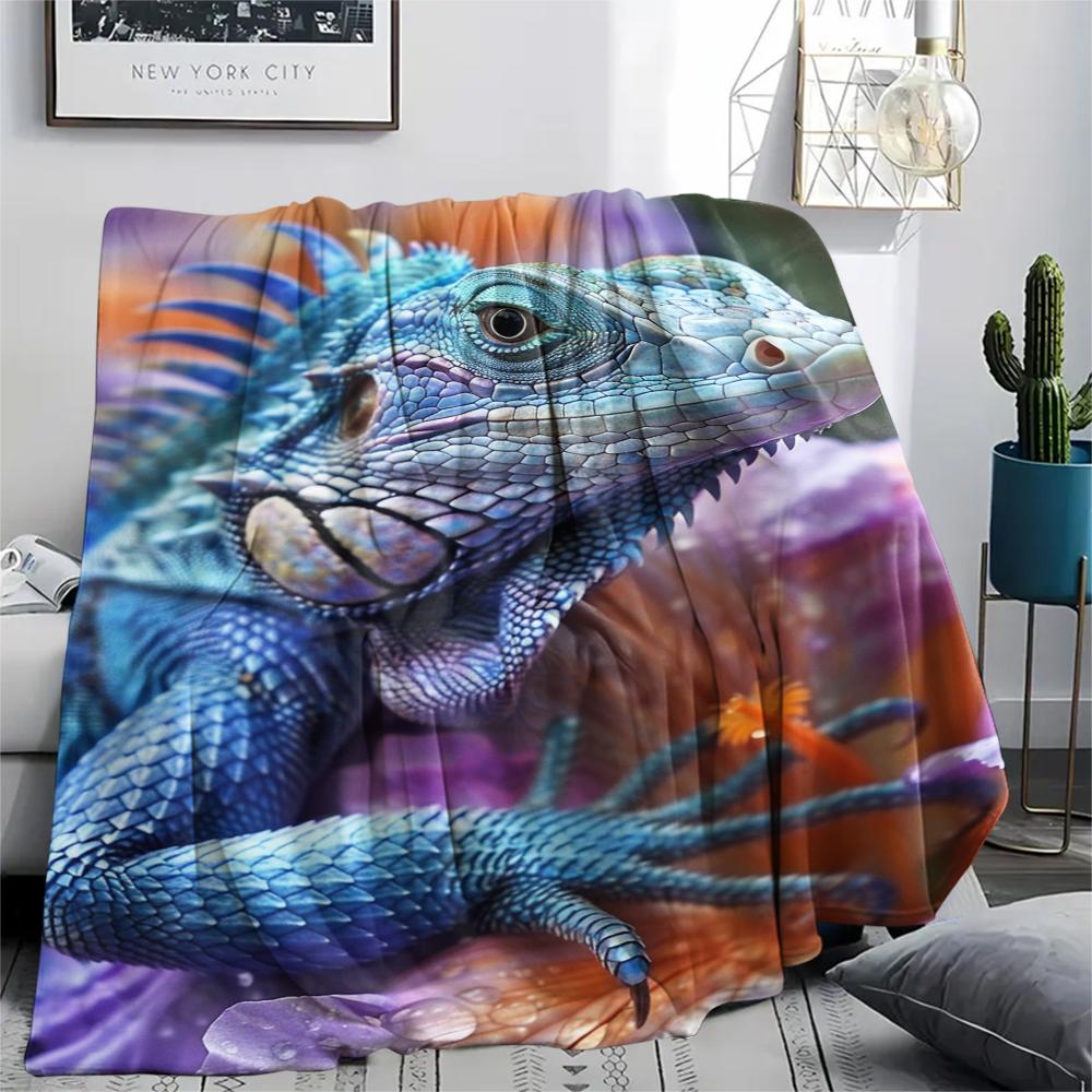 1 Manta de Franela con Estampado de Dibujos Animados, Alta Calidad, Cómoda para Todas las Estaciones, Decoración del Hogar, Calidez y Confort, Perfecta para Regalo de Navidad o Cumpleaños