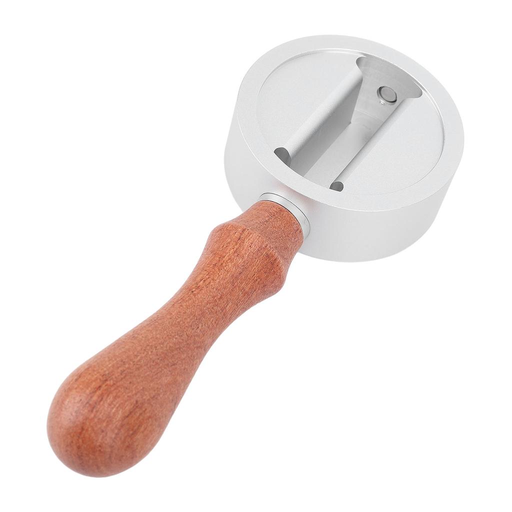 Coffee Machine Steam Lever Aluminum Alloy Wood Labor Saving Replacement Steam Knob Lever for