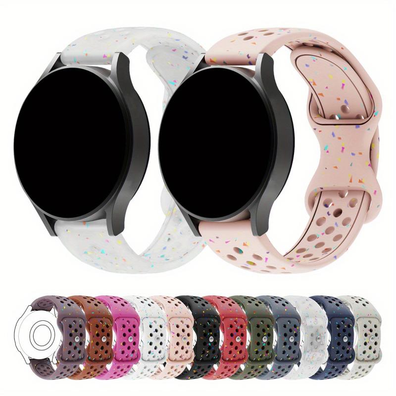 20/22mm Kleurrijk Siliconen Band met Vlindergesp in Achtvorm voor Huawei Watch GT5/Watch7, Ademend Zweetbestendig
