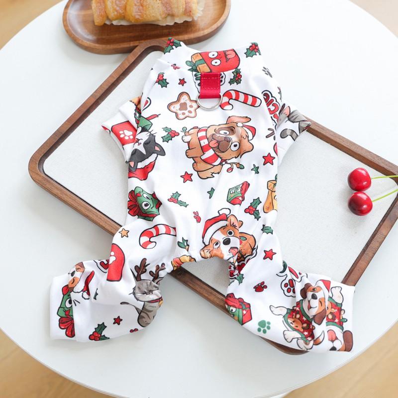 Pet Clothes Small Dogs Cats Cute Four-Legged Homewear Cartoon