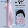 Jeanswest Women's Ice Silk Sun Protection Wide-Leg Casual Pants
