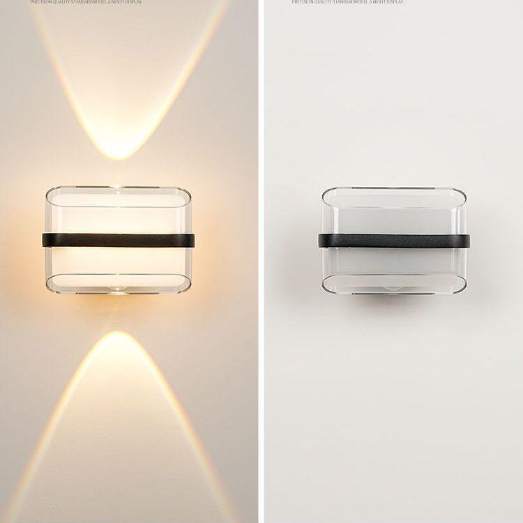 IP65 12W SMD LED Acrylic Wall Lamp Ideal for Outdoor/Indoor Courtyard Balcony Corridor Spherical Decorative Home Lighting