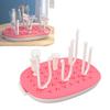 Baby Bottle Drying Rack Detachable Multi Stands Drain Board Thicken Base Bottle Dryer Holder