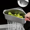 1pc 304 Stainless Steel Sink Drain Basket Triangular Sink Kitchen Sink Wash Basin Leftovers Filter Holder