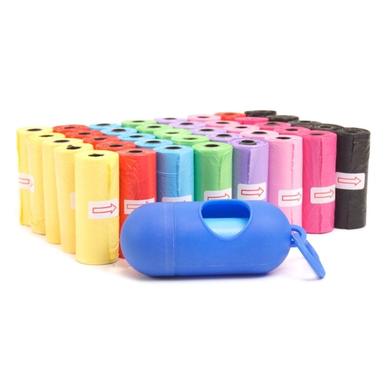 Portable Dog Poop Bag Holder Pick Up Pet Poop Bag Dispenser Waste and Household Cleaning Outdoor Walking Pet Accessories